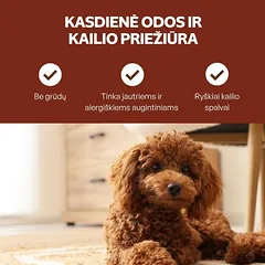 Begrūdis suaugusių, visų veislių raudonkailių šunų pašaro papildas - skanėstai su lašiša, 160 g — 5 nuotrauka