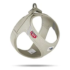 Curli Clasp Vest Air-Mesh petnešos šunims, šviesiai rusvos