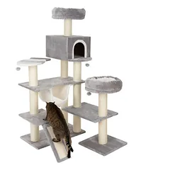 zooplus Exclusive draskyklė katėms Knusperhäuschen XXL su kopėčiomis, Dideliems > 5 kg — 5 nuotrauka