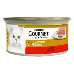 Gourmet Gold Mousse drėgnas maistas katėms 24 x 85 g, 80 - 99 g — 3 nuotrauka