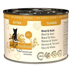 catz finefood Kitten konservai, drėgnas maistas kačiukams — 2 nuotrauka