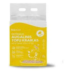 Tofu BeloCat citrinų kvapo kraikas, 6 l / 2,5 kg