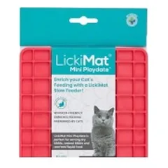 Laižymo kilimėlis LickiMat Cat Playdate Tuff, raudonas