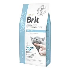 Brit gf veterinarinės dietos katėms, skirtos nutukimui, 5 kg