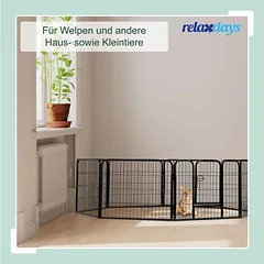 Šunų maniežas Relaxdays, XXL, 235 × 120 × 76,5 cm — 3 nuotrauka