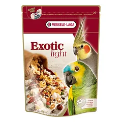 VERSELE-LAGA Exotic Light - mišinys su skrudintais grūdeliais didelėms ir vidutinėms papūgoms 750g 