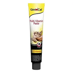 Pasta katėms GimCat MULTIVITAMIN PASTE PROFESSIONAL imuniteto stiprinimui, 100g parduotuvėje zooplus.de