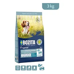 Bozita Original Sensitive Digestion su ėriena ir ryžiais – be kviečių, sausas maistas šunims, 3 - 4,9 kg — 3 nuotrauka