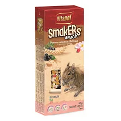 Skanėstai degučiams su vaisiais, riešutais ir rožių žiedlapiais VITAPOL SMAKERS