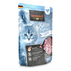 LEONARDO Finest Selection Kitten kačiukų ėdalas be grūdų su paukštiena 85 g