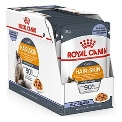 Royal Canin Hair & Skin Care konservai drebučiuose katėms 12 x 85 g