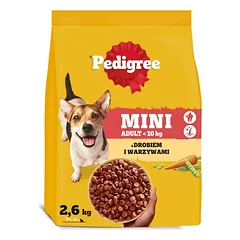 PEDIGREE Suhų maistas su vištiena ir daržovėmis 2,6 kg mažų veislių šunims