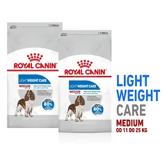 ROYAL CANIN CCN Medium Light Weight Care 2x12 kg Sausas maistas suaugusiems vidutinių veislių šunims, linkusiems priaugti svorio