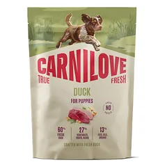 CARNILOVE TRUE FRESH Dog Duck Puppy sausas pašaras šuniukams 1.5 kg