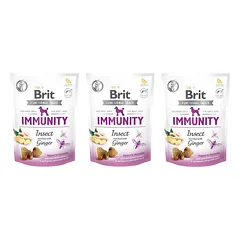 BRIT CARE DOG FUNCTIONAL SNACK IMMUNITY INSECT 3x150g