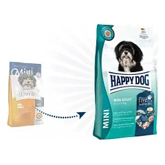 Happy Dog Mini Adult visavertis pašaras mažų veislių suaugusiems šunims, 800 g