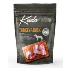 Kudo Turkey & Duck Senior Light sausas pašaras su kalakutiena ir antiena vyresnio amžiaus šunims - Pet24