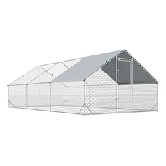 Vištidė PawHut 300x600x200cm., sidabrinės spalvos