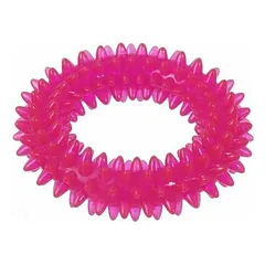 Flamingo dog toy Ring 9cm Multiple colours — 3 nuotrauka