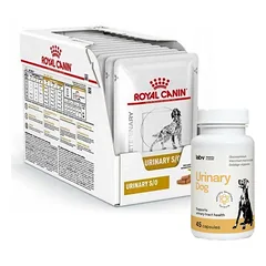 ROYAL CANIN Šunų šlapimo takų senėjimas +7 kepaliukas 12x85 + LAB-V Urinary Dog - Pagalba šunims sergant šlapimo takų infekcija 45 kapsulės