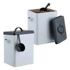 Sauso ėdalo dėžutės Relaxdays, 2 vnt., po 5,5 l, 15,5 × 26,5 × 19 cm