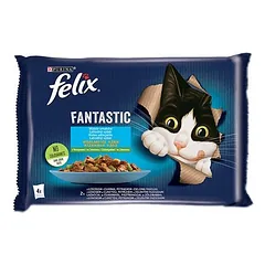 FELIX "Fantastic Countryside Flavours" lašišų ir upėtakių želė 4x85g