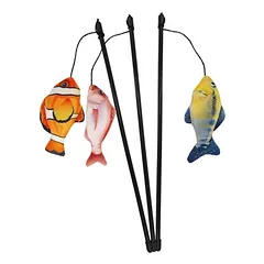 Nobby Katzenangel mit Fisch