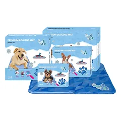 CoolPets Premium vėsinantis kilimėlis augintiniui, mėlynas