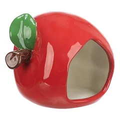 Trixie Apple Ceramic House mažiems graužikams, žiurkėnui/pele, 13 x 10 x 10 cm — 2 nuotrauka