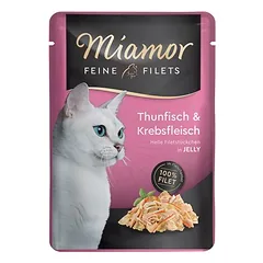 Miamor Feine Filets drėgnas maistas katėms, ekonominė pakuotė 24 x 100 g — 4 nuotrauka
