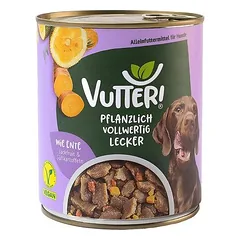 Vutter! drėgnas maistas šunims, kaip antiena, 6x400g — 5 nuotrauka