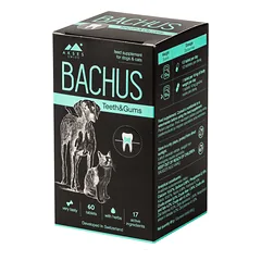 BACHUS Teeths&amp;Gums Pašaro papildas 60 tablečių