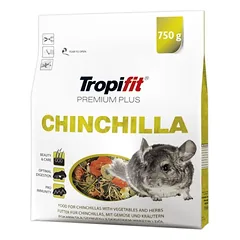 Maistas šinšiloms Tropifit Chinchilla Premium Plus750 g