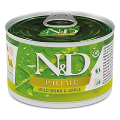FARMINA N&D PRIME - DOG Wet Wild Boar&Apple ADULT MINI 140 g (pak.6)