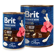 Brit Premium by Nature Beef with Tripe konservai šunims