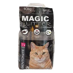 Magic Litter Bentonite Original kemšamos kraiko smiltys katei, 10 kg — 3 nuotrauka