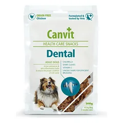 Canvit Dental – funkcinis skanėstas šunims burnos higienai su priešuždegiminiu poveikiu, 200g