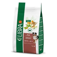 Libra Dog Adult su jautiena, sausas maistas šunims — 2 nuotrauka