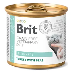 Brit GF Veterinary Diets konservai katėms Struvite 200 g photo
