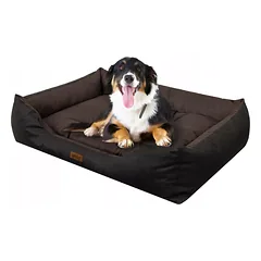Šunų guolis Doggy Puffy, rudas, M dydis 67x54 cm — 4 nuotrauka