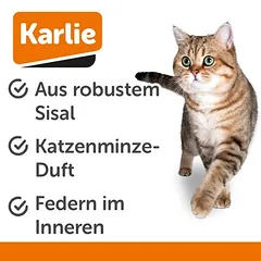 Karlie sizalio žaisliniai kamuoliukai, 1 vnt. — 2 nuotrauka