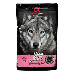 ALPHA SPIRIT WET putėsiai šunims su kumpiu 85g 6vnt