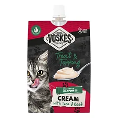 VOSKES Cream with Tuna and Beef 90 g kremas su tunu ir jautiena katėms