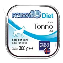 Forza10 Solo Diet Tuna drėgnas maistas šunims, su maisto netoleravimu ir alergijomis, 300 g