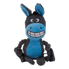 Hap asilas su virvėmis žaislas šunims, 24 cm — 2 nuotrauka