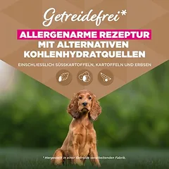 Eukanuba Grain Free Puppy Small & Medium Breed su jūrų žuvimi, sausas maistas šuniukams, 3 - 4,9 kg — 4 nuotrauka