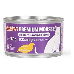 Comfy Appetit Premium Sterilized su Putpelėm (92%) 150g katėms