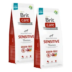 BRIT Care Dog Grain-free Sensitive Venison su elniena ir bulvėmis 2x12kg