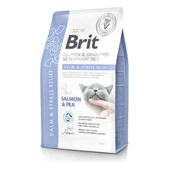 Brit GF Veterinary Diets Cat Calm Stress Relief sausas maistas katėms 2kg