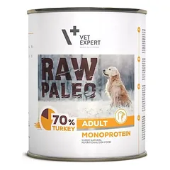 VETEXPERT RAW PALEO Adult turkey 800 g kalakuto šlapias maistas